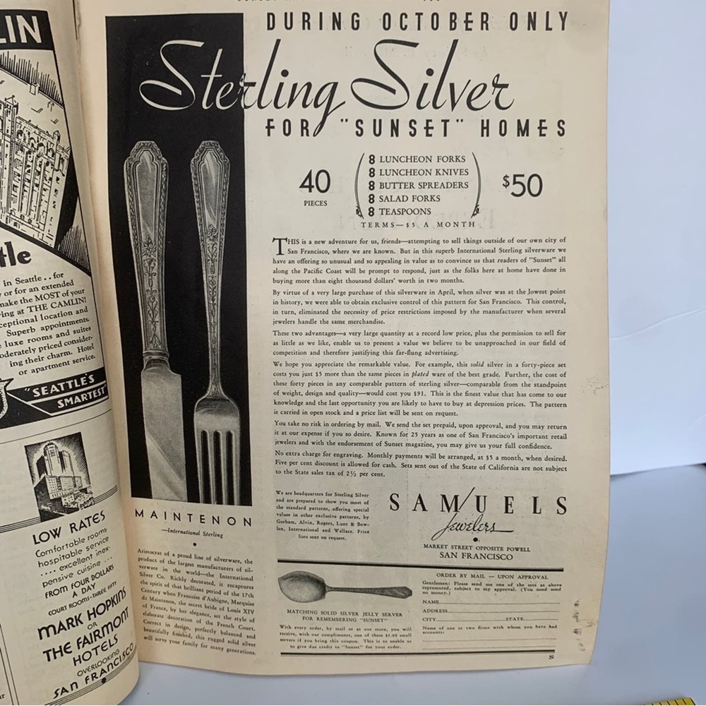 1933 Sunset Magazine - Picture 7 of 10